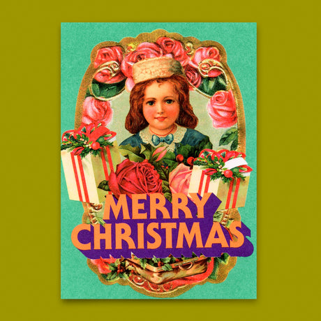 Deli Cards Postkarte "Poesie Kind" | Schöne Postkarte zu Weihnachten