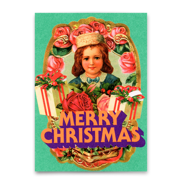 Deli Cards Postkarte "Poesie Kind" | Schöne Postkarte zu Weihnachten