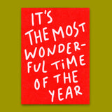 Deli Cards Postkarte "It's the most wonderful time" | Schöne Postkarte zu Weihnachten