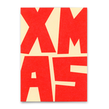 Deli Cards Postkarte "XMAS Block" | Coole Postkarte zu Weihnachten