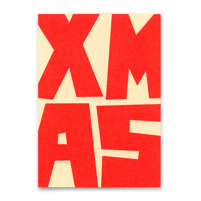 Deli Cards Postkarte "XMAS Block" | Coole Postkarte zu Weihnachten
