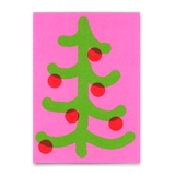 Deli Cards Postkarte "Childish christmastree" | Lustige Postkarte zu Weihnachten