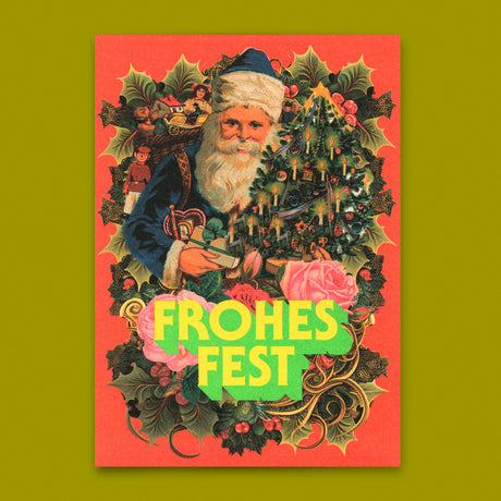 Deli Cards Postkarte "Poesie Nikolaus" | Besondere Postkarte zu Weihnachten