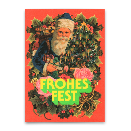 Deli Cards Postkarte "Poesie Nikolaus" | Besondere Postkarte zu Weihnachten