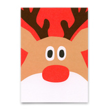 Deli Cards Postkarte "Rentier" | Besondere Postkarte zu Weihnachten