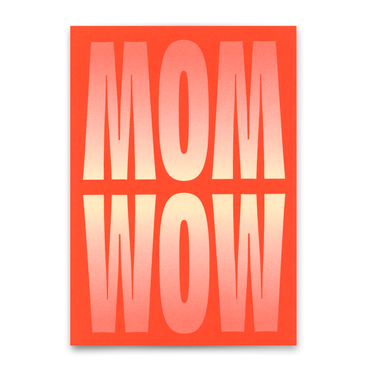 Deli Cards Postkarte "Mom Wow" | Coole Karte zum Muttertag