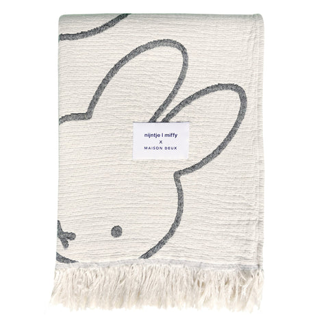 Maison Deux Decke “Miffy” 130x200 cm | 100% Baumwolle | Maison Deux