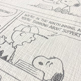 Maison Deux Decke “Peanuts Comic Baseball” 130x200 cm | Maison Deux
