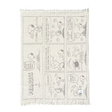 Maison Deux Decke “Peanuts Comic Baseball” 130x200 cm | Maison Deux
