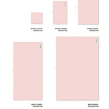 BONGUSTA Badelaken „Naram Blush 100×150 cm“ | Groß & gemütlich | BONGUSTA