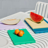 HAY Schneidbrett „Slice Medium Light Yellow“ | Frisch & funktional | HAY