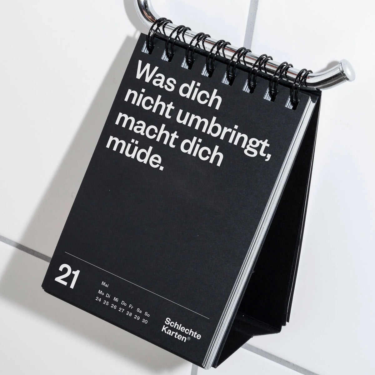 Schlechte Karten Tischkalender „Demotivierender Tischkalender 2027“ | 52 Wochen | Schlechte Karten