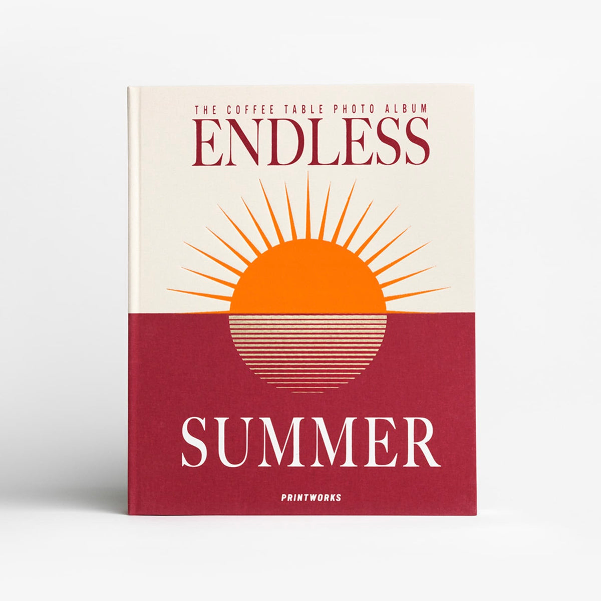 PRINTWORKS Fotoalbum “Endless Summer” Maroon | Sommerliche Erinnerungen | PRINTWORKS