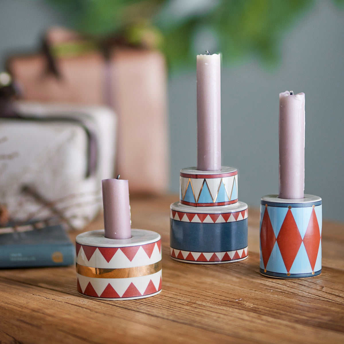Bloomingville Kerzenhalter-Set “Bitja” 3er-Set | Bloomingville