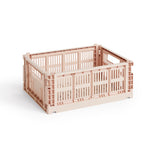 HAY Faltbox „Colour Crate Medium Powder“ | Stapelbar & pastellig | HAY