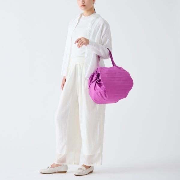 Shupatto Einkaufsbeutel “Peony Petal M” | Kräftige Farbe | Shupatto