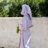 BONGUSTA Bademantel “Naram Lilac & Neon Yellow” S/M | BONGUSTA