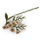 Gry & Sif Filz-Zweig “Wisteria White” | Handgefertigte Filzdeko | Gry & Sif
