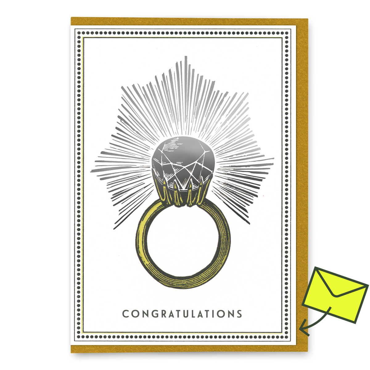 Ohh Deer Grußkarte “Engagement Congrats” | Glückwünsche zur Verlobung | Ohh Deer