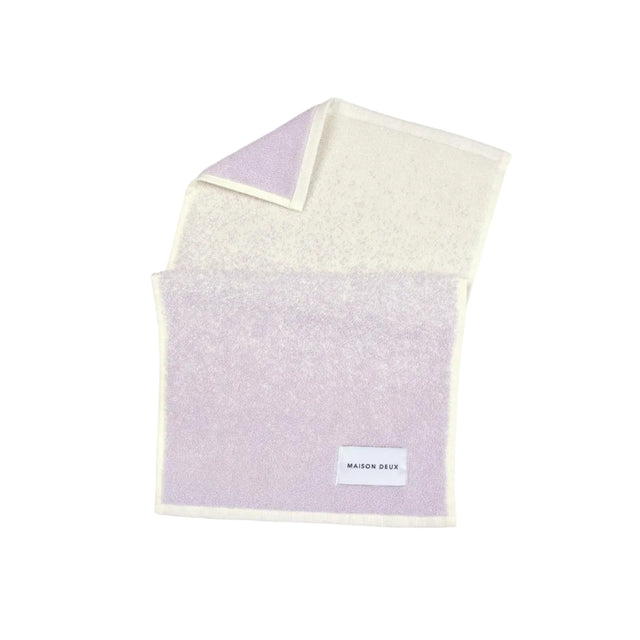 Maison Deux Gästehandtuch “Gradient Lilac Vanilla” 30x50 cm | Maison Deux