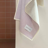 Maison Deux Badetuch “Gradient Lilac Vanilla” 70x140 cm | Maison Deux