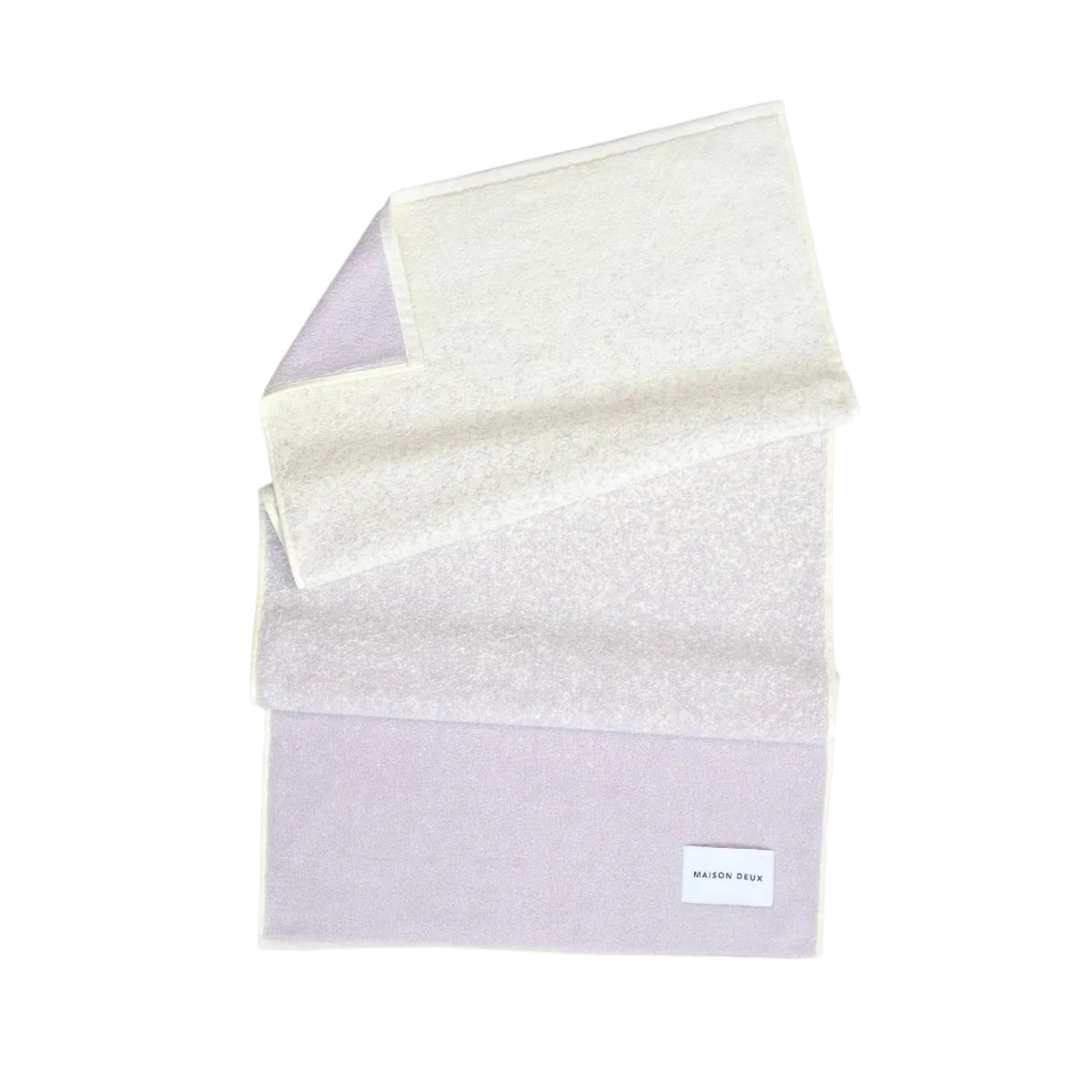 Maison Deux Handtuch “Gradient Lilac Vanilla” 50x100 cm | Maison Deux