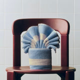 HAY Handtuch „Stripe Dusty Blue“ 40x60cm | Skandinavisch | HAY