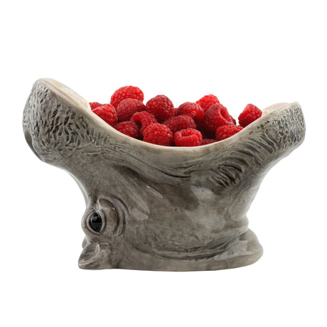 Donkey Products Schale "Hungry Hippo" | handbemalte Keramikschale