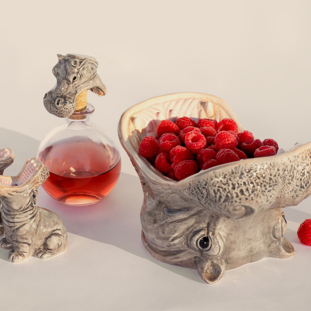 Donkey Products Salz- und Pfefferstreuer "Hungry Hippos" | handbemalt