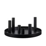 Remember Kerzenhalter “Luna Black” 30 cm | Modernes Design | Remember