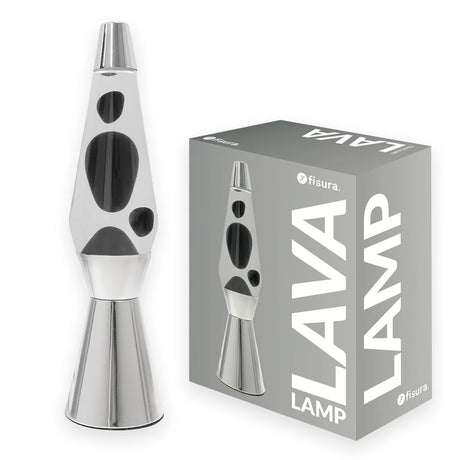 Fisura Lava Lampe „Bullet Black“ | Markant in Schwarz | Fisura