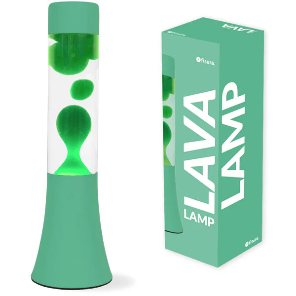 Fisura Lava Lampe “Mini Monochrome Green” | Klein & Retro | Fisura