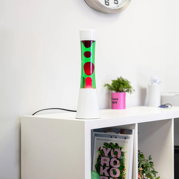 Fisura Lava Lampe “Tower Green & Pink” | Retro-Vibe in Farbe | Fisura