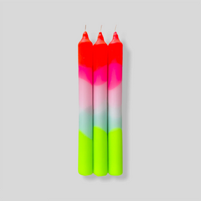 pinkstories Stabkerzen “NEON Lollipop Trees” 3er-Set | pinkstories