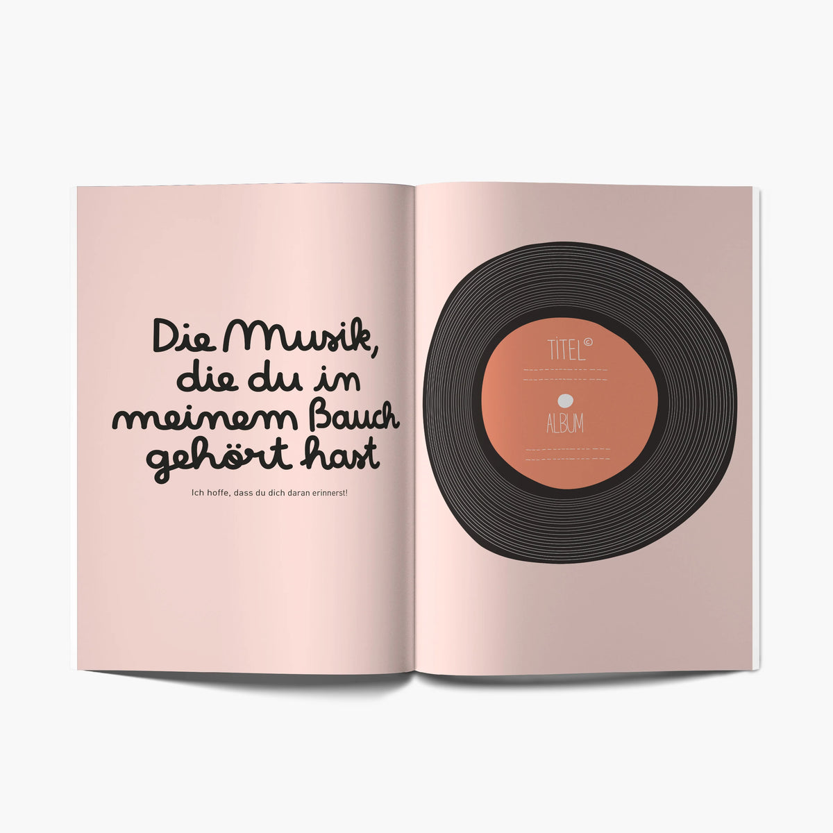 MINUS Erinnerungsbuch „9 Monate bis du da bist“ | für die Schwangerschaft | MINUS
