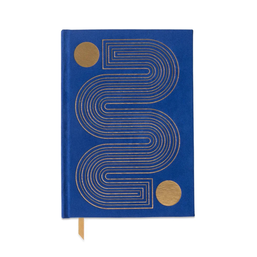 Designworks Ink Notizbuch „Sueded Paper Journal Cobalt“ | Veloursartige Oberfläche | Designworks