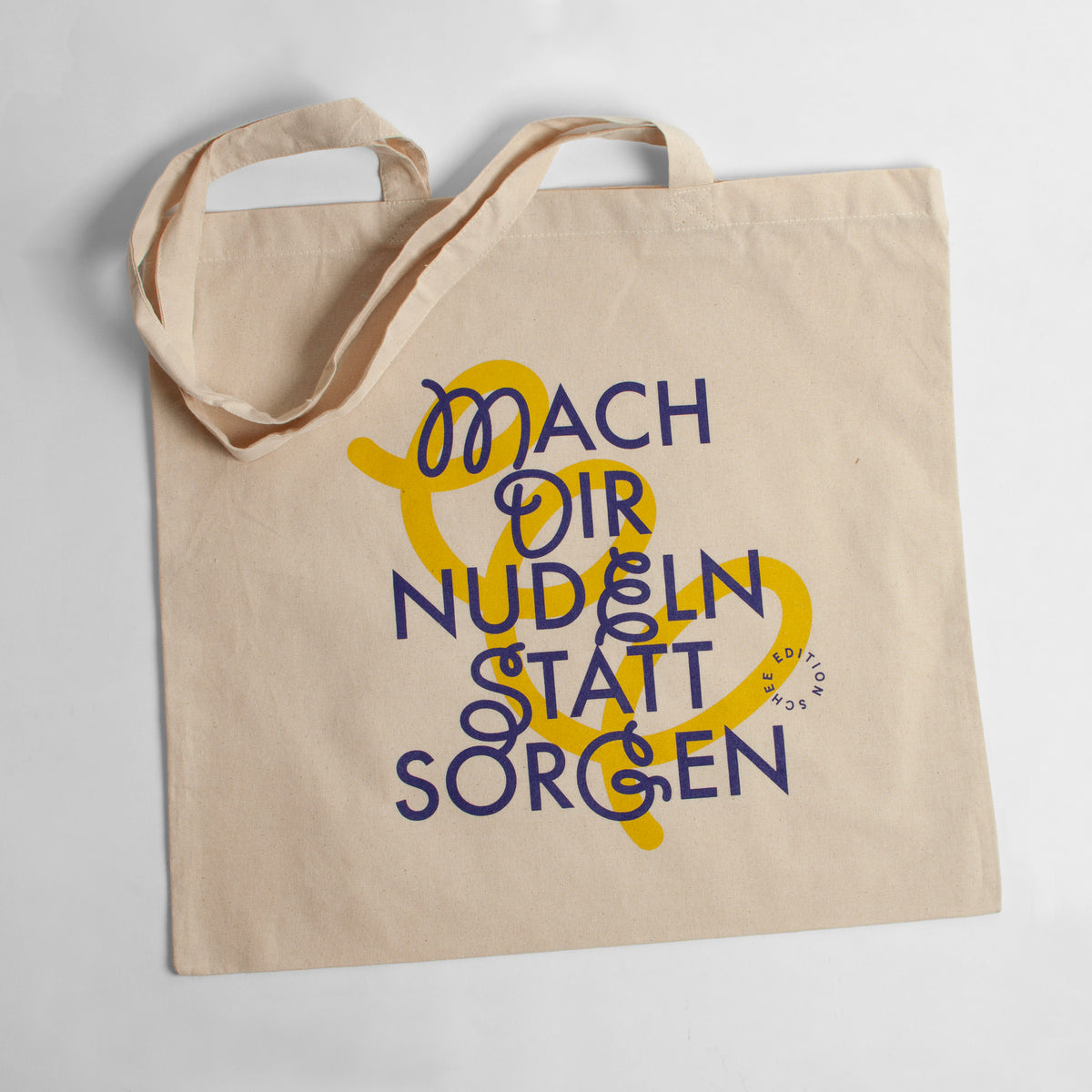 Edition SCHEE Totebag "Mach dir lieber Nudeln statt Sorgen" | Made in Köln