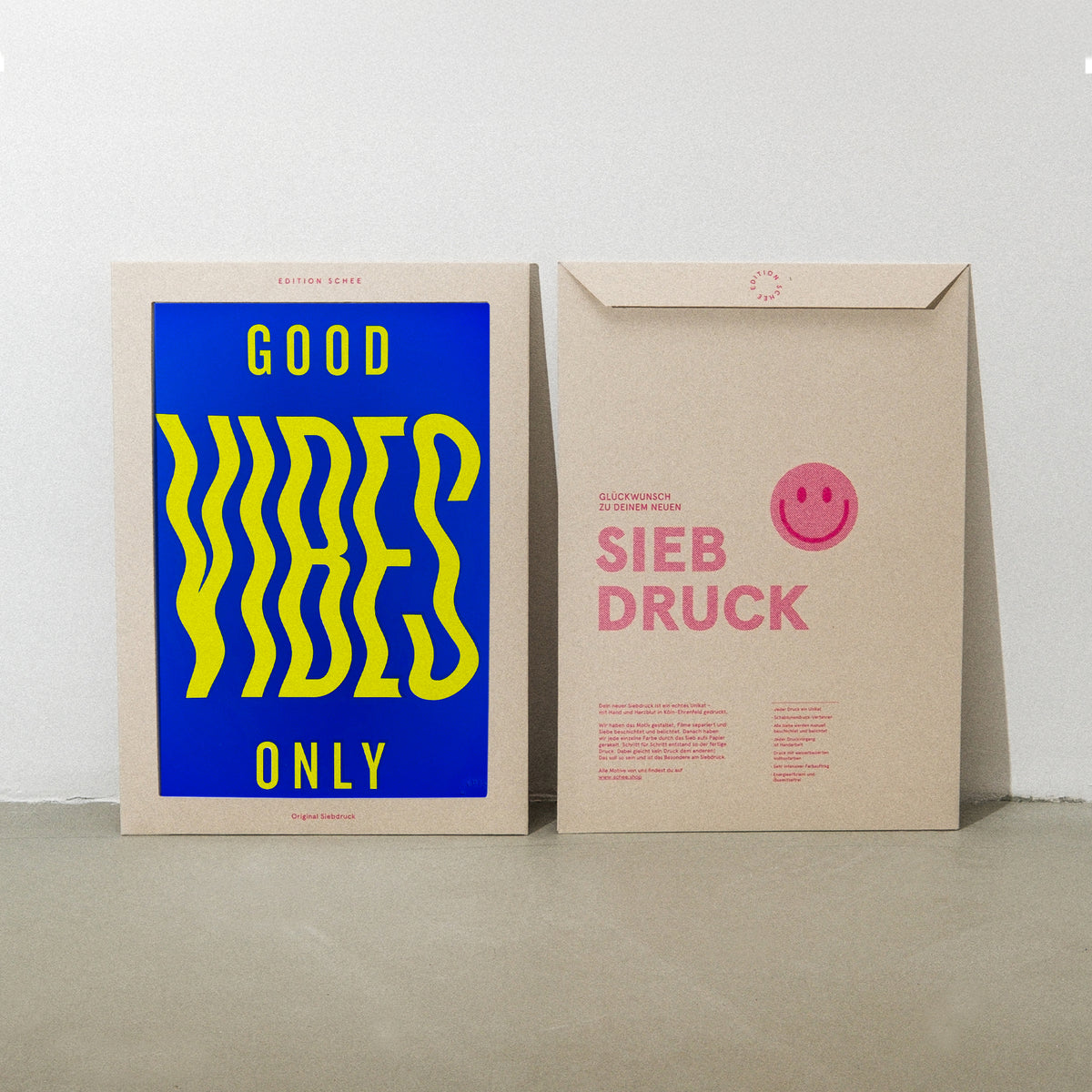 Edition SCHEE Good vibes (DIN A3) | Edition SCHEE | Siebdruck