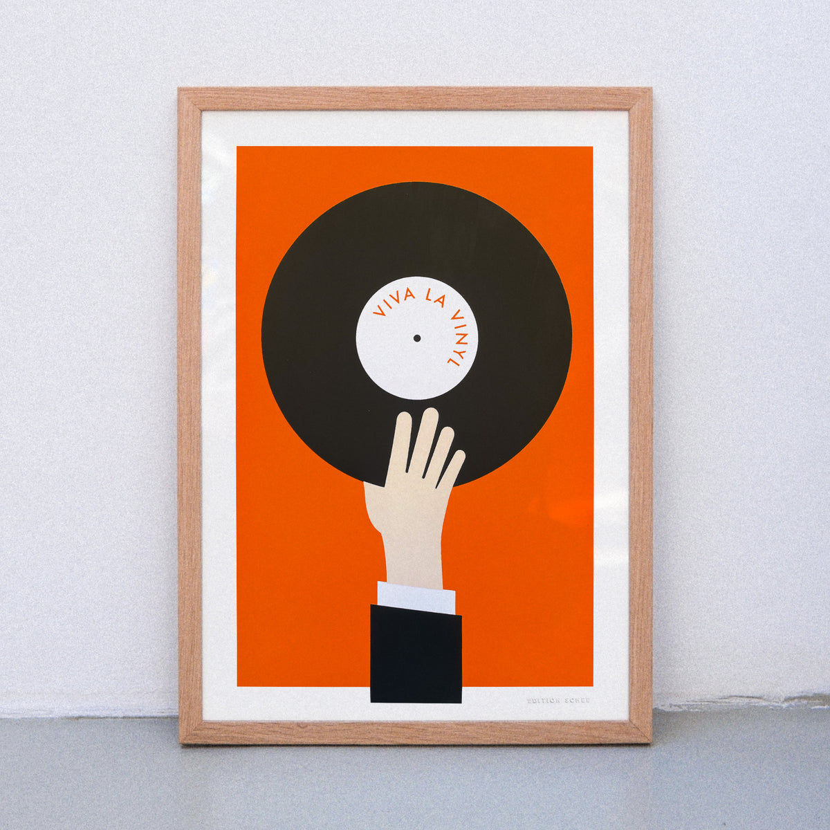 Edition SCHEE Viva La Vinyl (Din A3) | Edition SCHEE | Siebdruck
