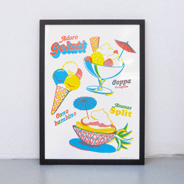 Edition SCHEE Gelati (DIN A3) | Edition SCHEE | Risographie