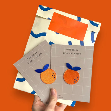 Bügelbild „Orange“ | Aufbügler | HejPatches