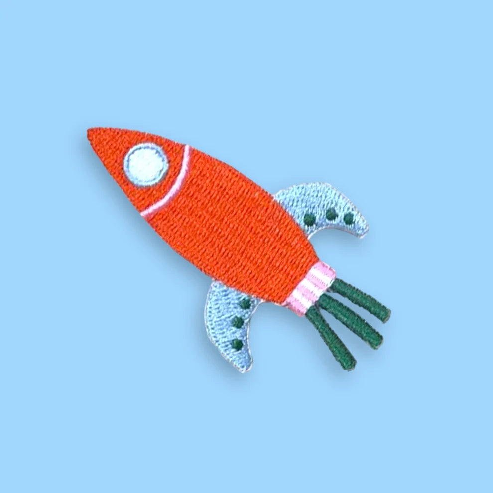 Bügelbild „Rakete“ | Aufbügler | HejPatches