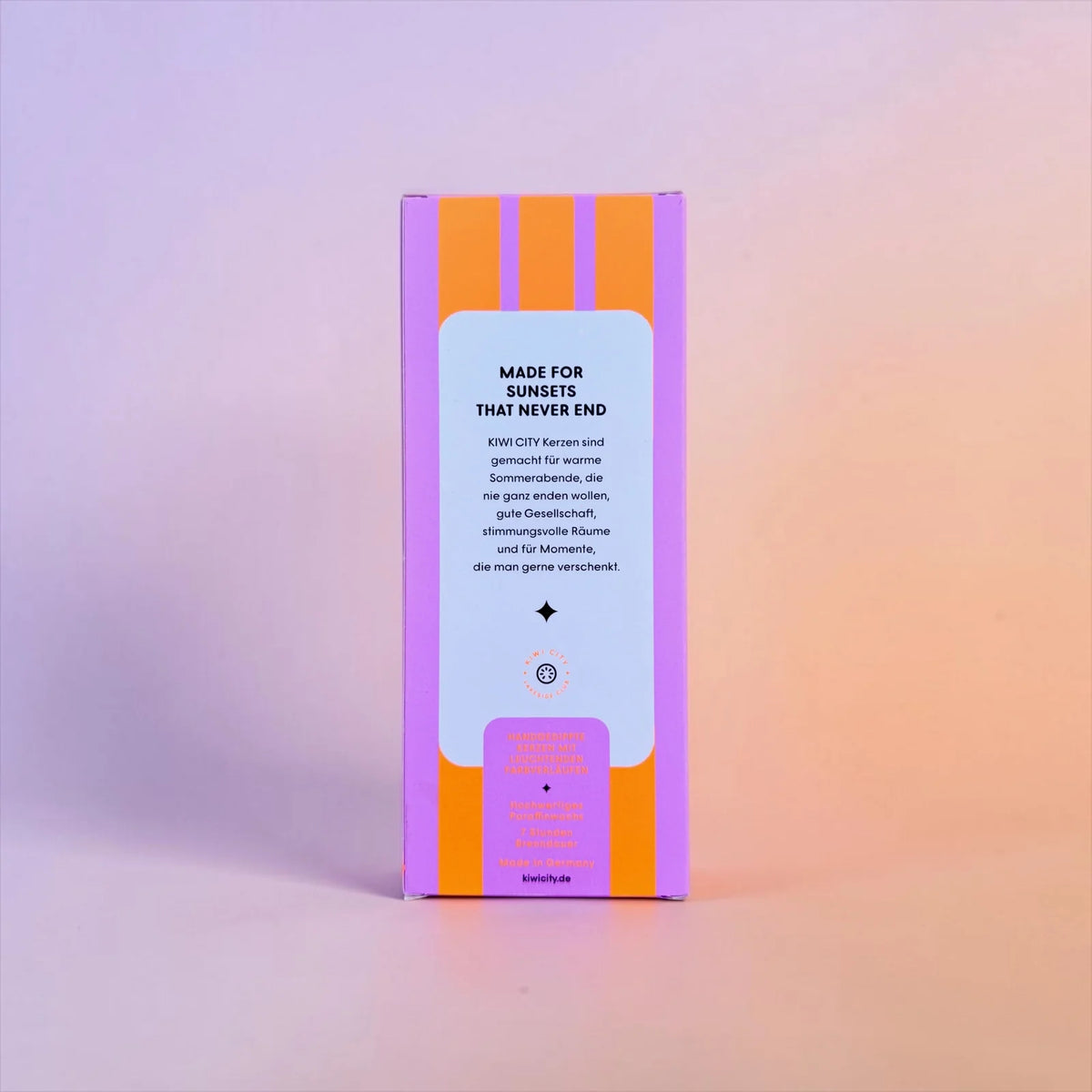 pinkstories Stabkerzen “Kiwi City Sunset Motel” 4er-Set | pinkstories
