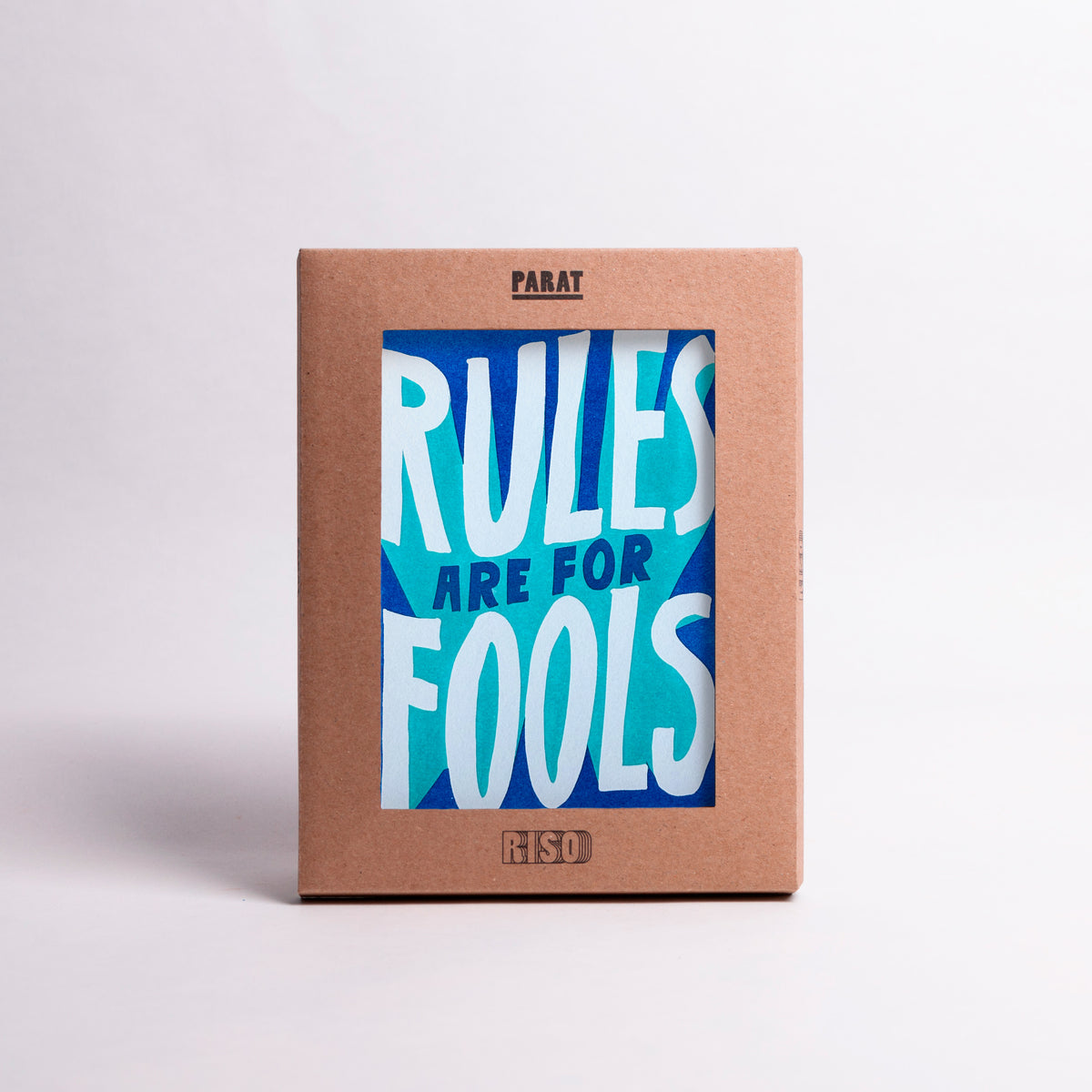 Edition SCHEE Parat Riso Rules are for fools