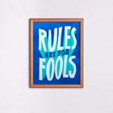 Edition SCHEE Parat Riso Rules are for fools