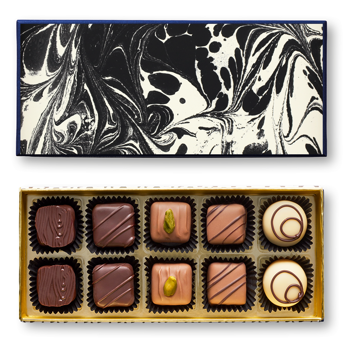 Sawade Pralinenschachtel „Engel“ | Alkoholfreie Pralinen | Sawade