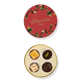 Sawade Pralinenschachtel Sawade "Mistelzweig" Alkoholfrei | Edle Geschenkidee, 40g