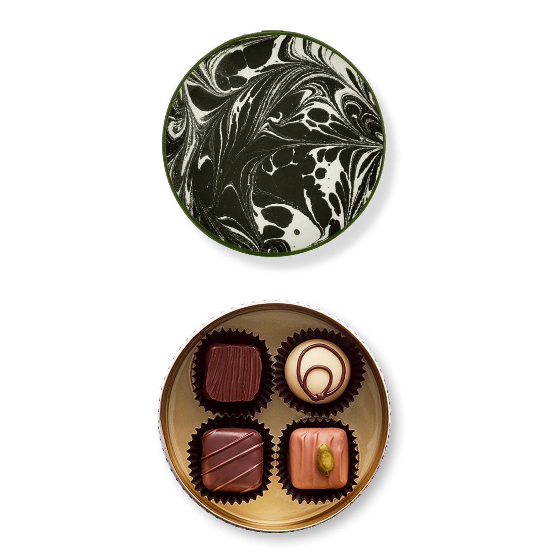 Pralinenschachtel „Schmuckstück“ | Alkoholfreie Pralinen | Sawade