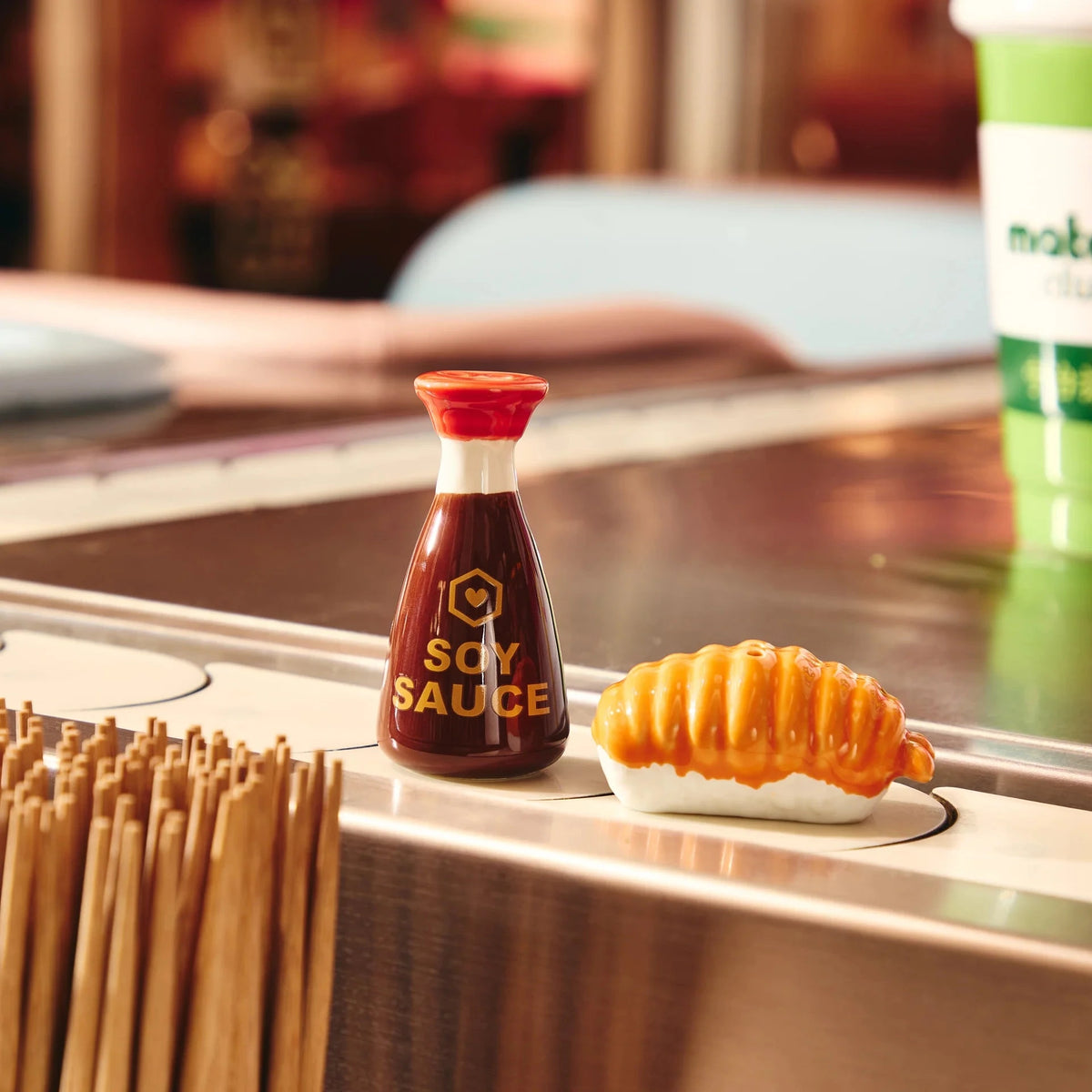 Fluid Market Salz- & Pfefferstreuer “Sushi Soy” | Japanisches Design | Fluid Market