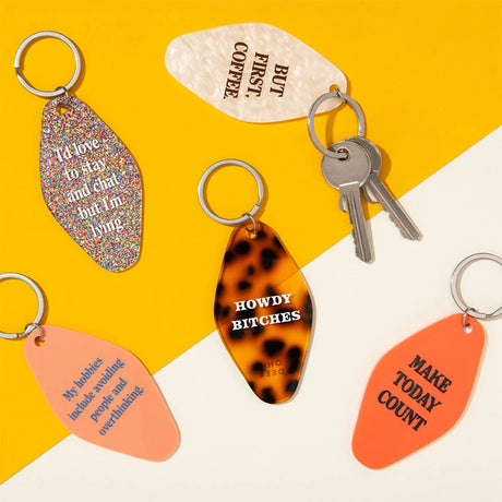 Ohh Deer Schlüsselanhänger “Make today count” | Retro Motel Key Tag | Ohh Deer
